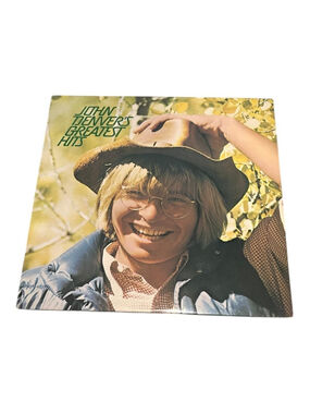 Vintage John Denver Vinyl LP Greatest Hits 1973 RCA Victor Country Black Canada